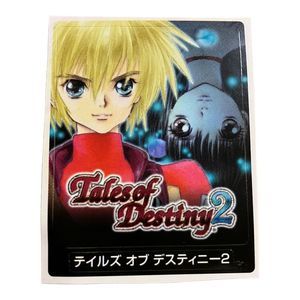 Sony PlayStation 2 Tales‎ Of Destiny 2 VTG 2002 Vintage Memory Card Sticker Skin